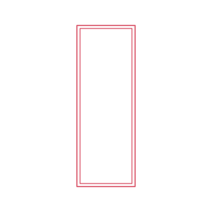 Objects Picture Frames Ikea Ribba Frame Vertical Outline Drawing Svg Vector, Free Vectors File
